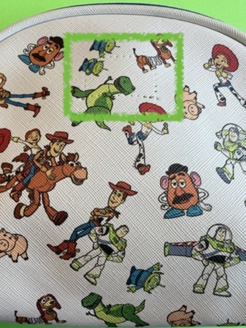 Toy Story Bag Disney Pouch Woody Jessie Buzz Lightyear Bag Vintage Rare - Picture 3 of 12